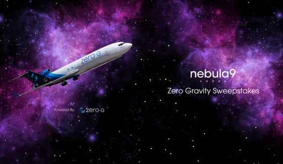 Experience a Zero Gravity flight by winning the sweepstakes hosted by Nebula9 